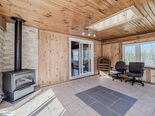 1267 Silver Lake Road, Gravenhurst, ON - Indoor With Fireplace