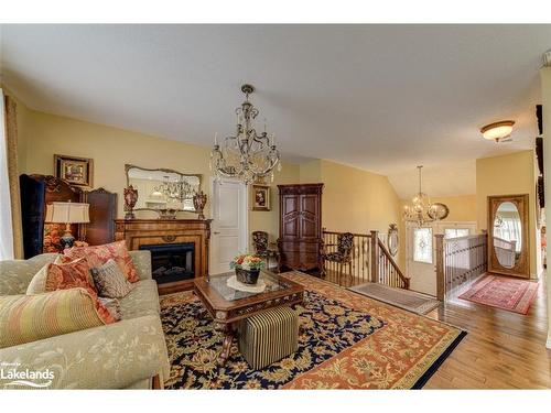 42 Cristiano Avenue, Wasaga Beach, ON - Indoor Photo Showing Living Room With Fireplace