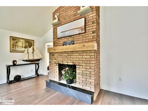 26 Glen Cedar Drive, Tiny, ON - Indoor With Fireplace