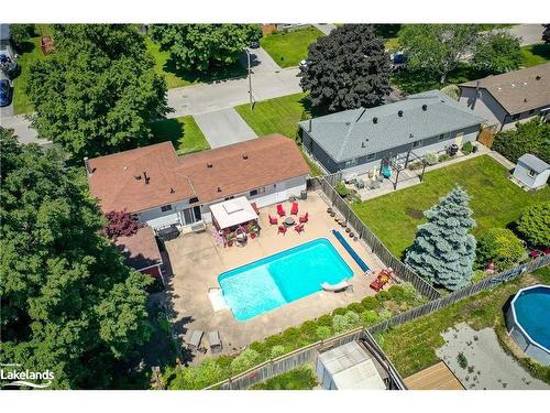 1007 Glen Mhor Crescent, Midland, ON - Outdoor With In Ground Pool With Deck Patio Veranda With View