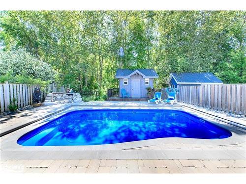54 Williams Street, Collingwood, ON - Outdoor With In Ground Pool With Deck Patio Veranda With Backyard