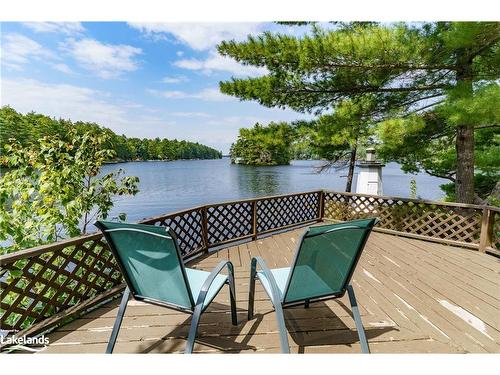 1375 Gull Lake, Gravenhurst, ON - Outdoor With Body Of Water With Deck Patio Veranda With View
