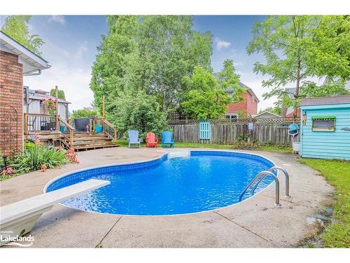 16 Smart Court, Collingwood, ON - Outdoor With In Ground Pool With Deck Patio Veranda With Backyard