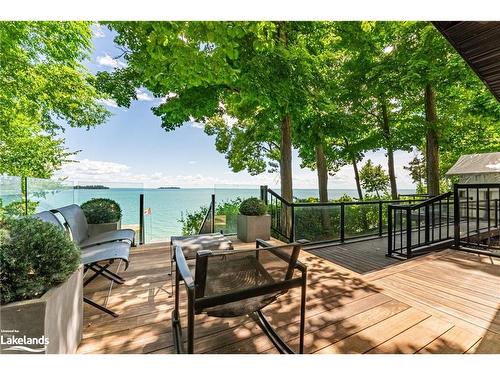 45 Ivy Lane, Orillia, ON - Outdoor With Body Of Water With Deck Patio Veranda