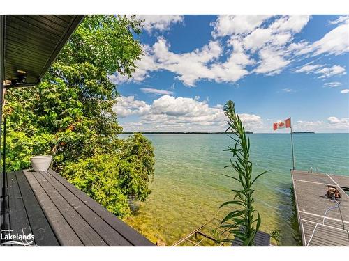 45 Ivy Lane, Orillia, ON - Outdoor With Body Of Water With Deck Patio Veranda With View