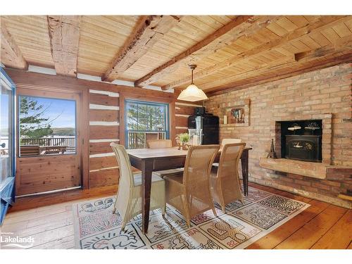 1120 Muskoka 10 Road, Huntsville, ON - Indoor Photo Showing Other Room With Fireplace