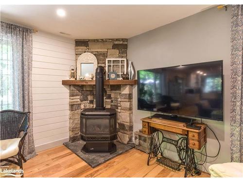 1018 Brydons Bay Road, Gravenhurst, ON - Indoor With Fireplace