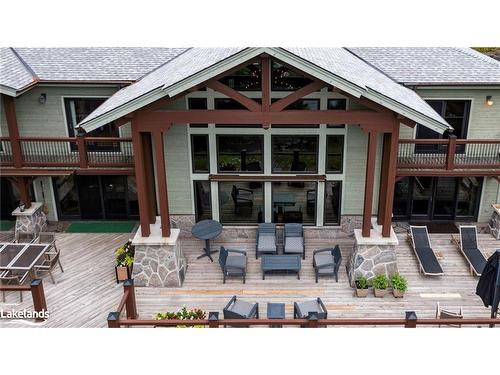 84 Bigwin Island, Lake Of Bays, ON - Outdoor With Deck Patio Veranda With Facade