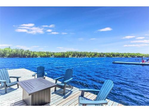 785 Harrison Trail, Georgian Bay Twp, ON - Outdoor With Body Of Water With Deck Patio Veranda With View