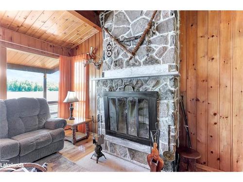 785 Harrison Trail, Georgian Bay Twp, ON - Indoor Photo Showing Living Room With Fireplace