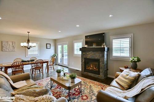 117 Stanley Street, Collingwood, ON - Indoor Photo Showing Living Room With Fireplace