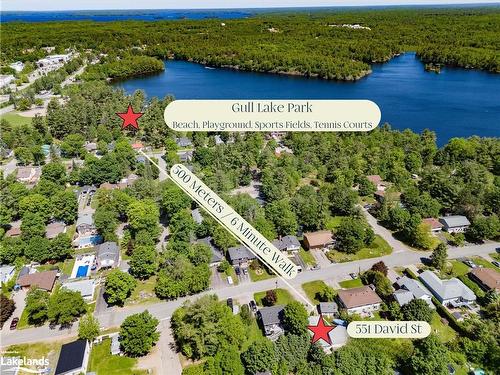 551 David Street E, Gravenhurst, ON - Outdoor With Body Of Water With View