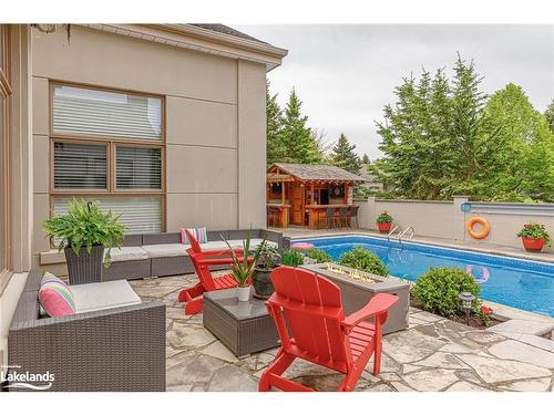 160 Grand Cypress Lane, The Blue Mountains, ON - Outdoor With In Ground Pool With Deck Patio Veranda With Exterior