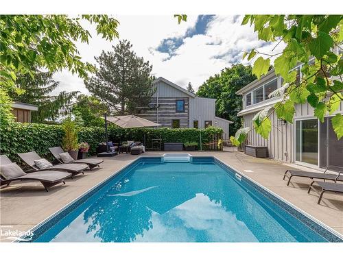 116 Lakeshore Road E, The Blue Mountains, ON - Outdoor With In Ground Pool With Deck Patio Veranda With Backyard