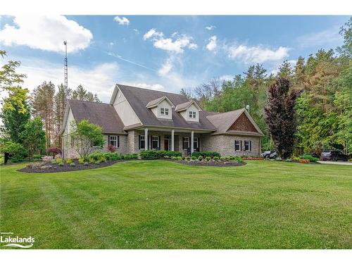7201 36 37 Nottawasaga Side Road N, Clearview, ON - Outdoor With Deck Patio Veranda With Facade