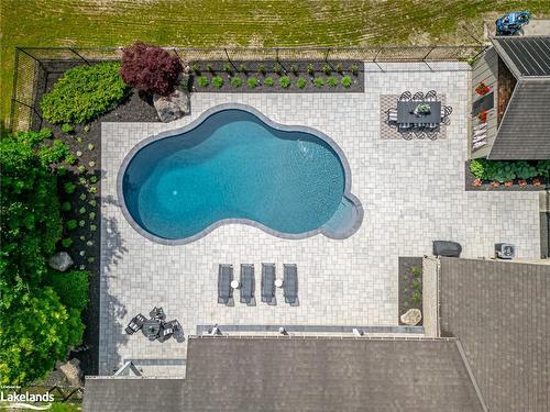 7201 36 37 Nottawasaga Side Road N, Clearview, ON - Outdoor With In Ground Pool