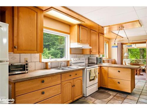 10 Route 66 Road, Seguin, ON - Indoor Photo Showing Kitchen With Double Sink