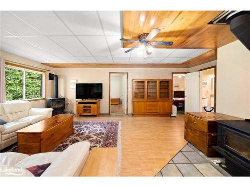 10 Route 66 Road, Seguin, ON - Indoor Photo Showing Living Room With Fireplace