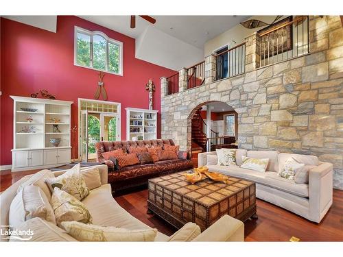 190 Melissa Lane, Tiny, ON - Indoor Photo Showing Living Room With Fireplace