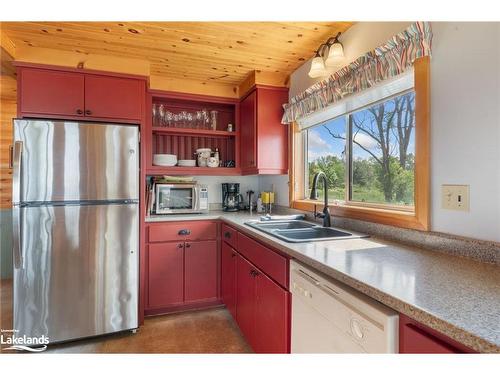 2 Is 420 Georgian Bay Island, Georgian Bay, ON - Indoor Photo Showing Kitchen With Double Sink