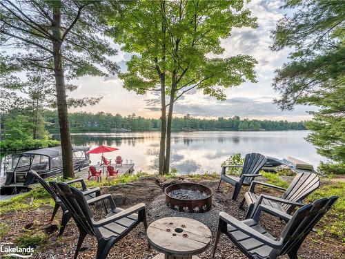 6180 Kahshe Lake, Gravenhurst, ON - Outdoor With Body Of Water With Deck Patio Veranda With View