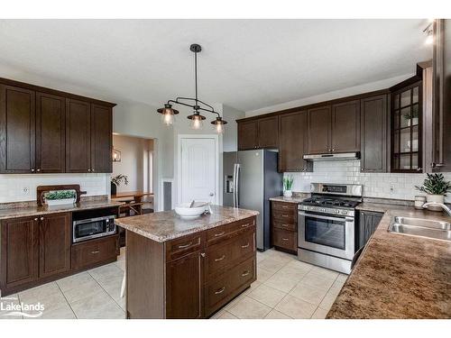 67 Brooke Avenue, Collingwood, ON - Indoor Photo Showing Kitchen With Double Sink