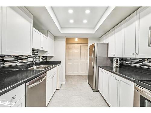 401-172 Eighth Street, Collingwood, ON - Indoor Photo Showing Kitchen With Stainless Steel Kitchen With Double Sink