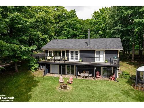 207 West Fox Lake Road, Huntsville, ON - Outdoor With Deck Patio Veranda