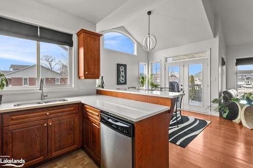 22 Bourgeois Beach Road, Victoria Harbour, ON - Indoor Photo Showing Kitchen With Double Sink