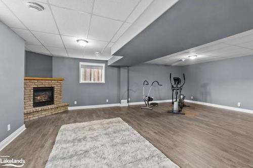 22 Bourgeois Beach Road, Victoria Harbour, ON - Indoor With Fireplace