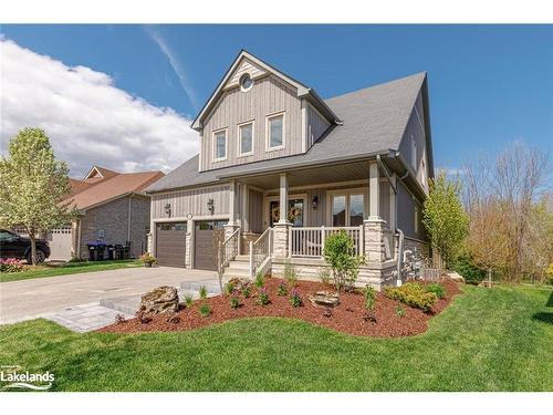 35 Hughes Street, Collingwood, ON - Outdoor With Deck Patio Veranda With Facade