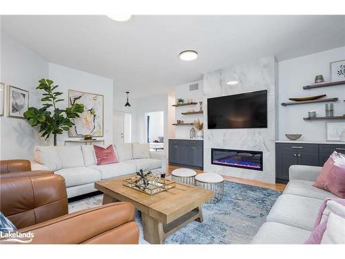 140 Augusta Crescent, The Blue Mountains, ON - Indoor Photo Showing Living Room With Fireplace