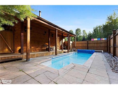 1080 Whitehead Road, Gravenhurst, ON - Outdoor With In Ground Pool