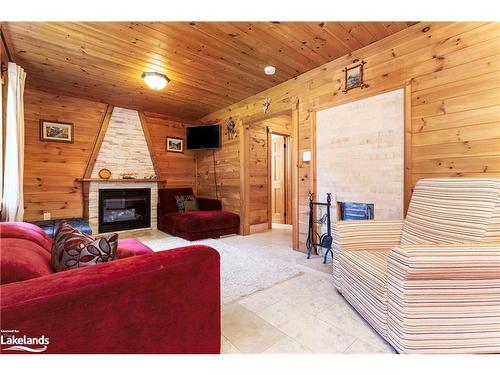 1080 Whitehead Road, Gravenhurst, ON - Indoor With Fireplace