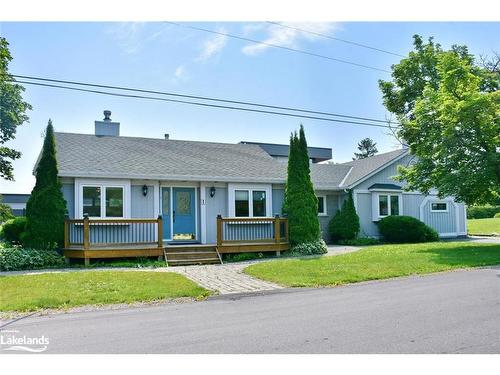 1 Oliver Crescent, Collingwood, ON - Outdoor With Deck Patio Veranda With Facade