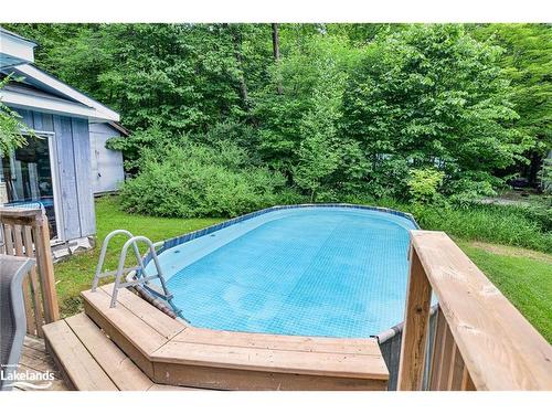 1658 Housey'S Rapids Road, Gravenhurst, ON - Outdoor With Above Ground Pool With Backyard