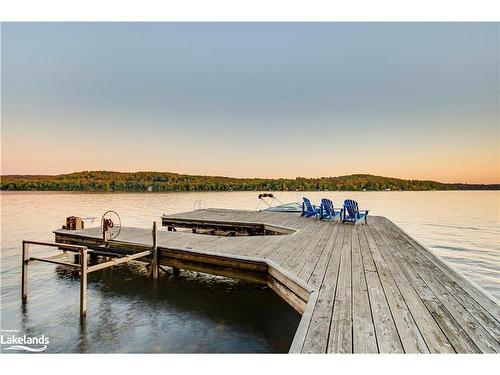 1902 Foxpoint Road, Dwight, ON - Outdoor With Body Of Water With Deck Patio Veranda With View