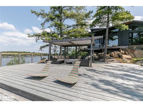 4 B415 Bernyk Island, Archipelago South, ON - Outdoor With Deck Patio Veranda