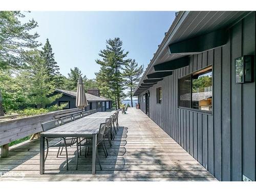 4 B415 Bernyk Island, Archipelago South, ON - Outdoor With Deck Patio Veranda With Exterior