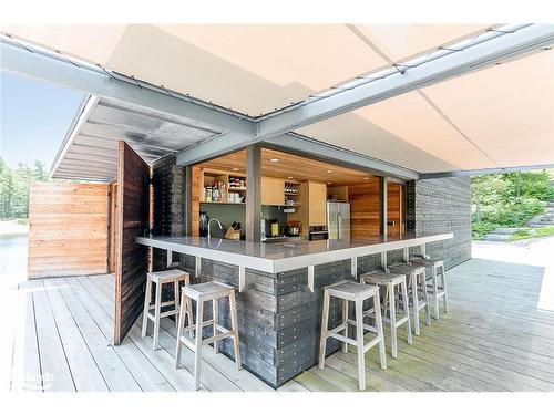 4 B415 Bernyk Island, Archipelago South, ON - Outdoor With Deck Patio Veranda