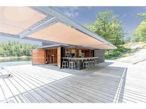 4 B415 Bernyk Island, Archipelago South, ON - Outdoor With Deck Patio Veranda