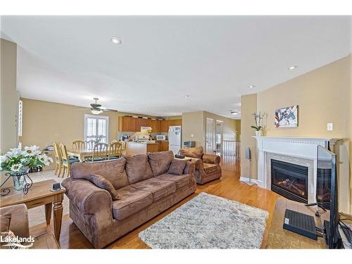 6 Rose Valley Way, Wasaga Beach, ON - Indoor Photo Showing Living Room With Fireplace
