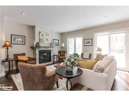 52 29Th Street N, Wasaga Beach, ON - Indoor Photo Showing Living Room With Fireplace