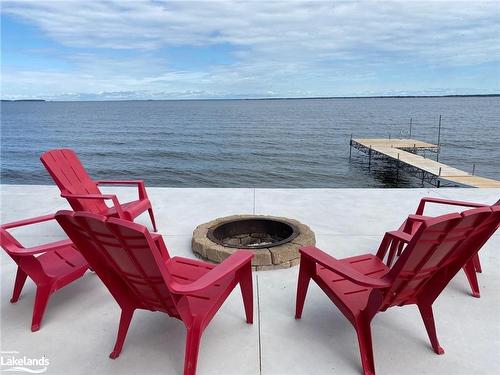 83 Beach Road, Tiny, ON - Outdoor With Body Of Water With Deck Patio Veranda With View