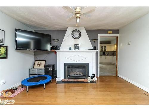 55 River Ave Crescent, Wasaga Beach, ON - Indoor Photo Showing Living Room With Fireplace