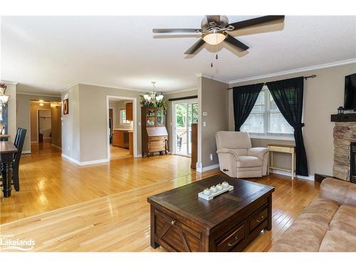 25 Kaye Road, Bracebridge, ON - Indoor Photo Showing Living Room With Fireplace