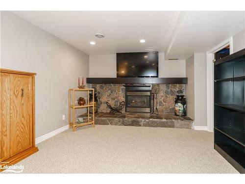 25 Kaye Road, Bracebridge, ON - Indoor With Fireplace