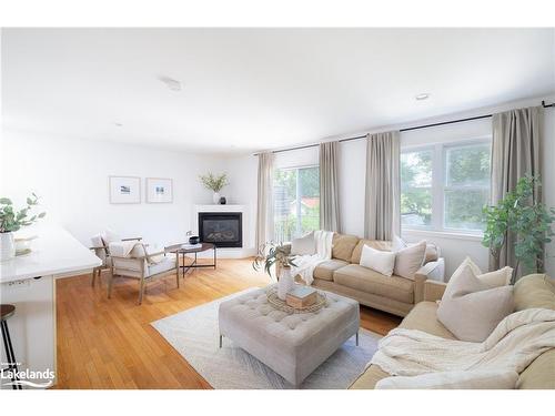 111 Rodney Street, Collingwood, ON - Indoor Photo Showing Living Room With Fireplace