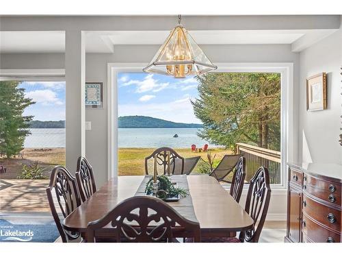 57 Bernard Crescent, Sundridge, ON - Indoor Photo Showing Dining Room With Body Of Water