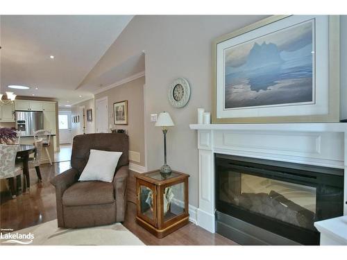 75 Greenway Drive, Wasaga Beach, ON - Indoor Photo Showing Living Room With Fireplace